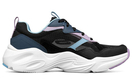 Кроссовки Stamina Airy Chunky женские низкие черные/синие Skechers 896003-bkmt