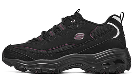 D'LITES Low Top Массивные Кроссовки Женские Черно-Фиолетовые Skechers 896268-bkpr | black purple