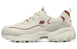 Кроссовки Skechers D"Lites 1.0 Chunky Sneakers Women's Low-top, бордовый 896145-ntbg | natural/burgundy