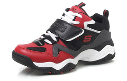 Кроссовки женские Chunky Mid-top красные/черные/белые Skechers 99999111-rdbk