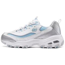 Кроссовки Skechers DLITES Chunky Sneakers Women's Low-top Silvery White, белый 150246-wslb | silver white
