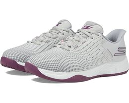 Кроссовки Skechers Skechers Pickleball Slip-ins Relaxed Fit: Viper Court Reload, цвет Grey/Purple 9948228 | grey/purple