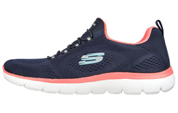 Кроссовки Summits Lifestyle женские с низким верхом, синие/розовые Skechers 149523-nvnp