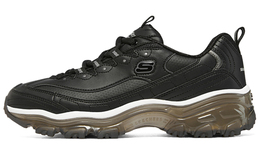 Кроссовки женские толстые низкие черно-белые Skechers 896086-bbk
