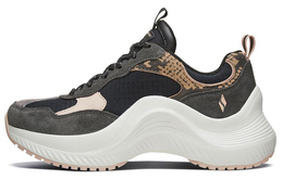 Кроссовки Sierra Chunky женские низкие, черные, белые, розовые, серые, коричневые Skechers 13440-bktn