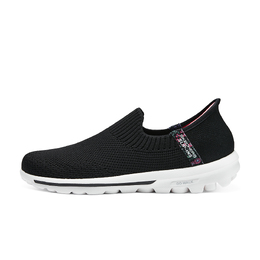 Кроссовки Skechers Go Walk 5 Lifestyle Shoes Women's Low-top Black/white/pink, черный 124799-blk | black