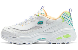 Кроссовки Skechers D"Lites 1.0 Lifestyle Shoes Women's Low-top White/Green, зеленый 150232-wmn | white/green