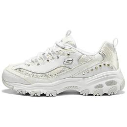 Кроссовки Skechers DLITES Chunky Sneakers Women's Low-top White/Silver, белый/серебряный 150036-wsl | white/silver