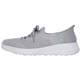 Кроссовки Skechers Slip Ins Lifestyle Shoes Women's Low-top Grey/white, серый 124649-gry | gray
