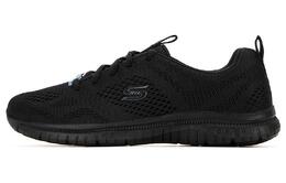 GO RUN Кроссовки для повседневной носки женские с низким верхом черного цвета Skechers 104412-bbk