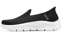Женские кроссовки Skechers Go Walk Flex 'Relish Black White', черно-белые + подарок 124963-bkw | black white+giveaway