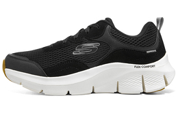 Кроссовки Skechers Flex Comfort Lifestyle Shoes Men Low-top Black/white, черный/белый 232685-bkw | black/white
