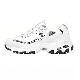 Кроссовки Skechers Chunky Sneakers Women's Low-top White, белый/черный 149789-wbk | white/black