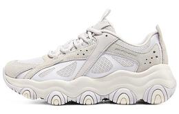 Кроссовки женские толстые низкие серые/белые Skechers 149891-gyw