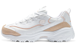 Кроссовки Skechers D"Lites 1.0 Chunky Sneakers Women's Low-top White Orange Powder, белый/оранжевый 150231-wor | white/orange