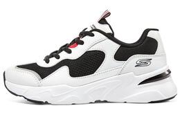 BOBS BAMINA Кроссовки для женщин с низким верхом, белые/черные Skechers 117049-wbk
