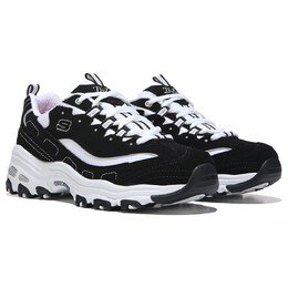 Женские кроссовки D'Lites среднего/широкого размера Skechers, черный 1014730/54230 | black/white