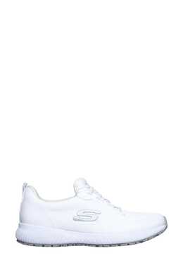 Женские противоскользящие кроссовки Squad SR Skechers, белый 586-797 | white