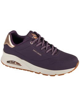 Низкие кроссовки Skechers Uno Shimmer Away, фиолетовый 5203623 | violett