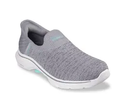 Кроссовки Slip-Ins GO Walk 7 Springtime Slip-On Sneaker Skechers, серый/серебряный 575112 | grey_silver