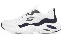 Кроссовки Stamina Airy Chunky для мужчин с низким верхом, белые/темно-синие Skechers 237237-wnv