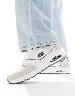 Skechers Uno - однотонные кроссовки белого цвета в стиле ретро 134988370 | white