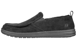Мужские кроссовки Relaxed Fit Lifestyle с низким верхом черного цвета Skechers 210355-blk