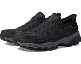 Кроссовки Skechers Afterburn M. Fit Ridgeburn Hands Free Slip-Ins, цвет Black/Charcoal 9863907 | black/charcoal