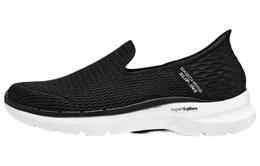 Go Walk 6 Кроссовки для мужчин с низким верхом, черные/белые Skechers 894234-blk