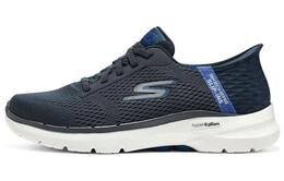 Go Walk 6 Кроссовки для мужчин с низким верхом, синие/белые Skechers 216279-nvbl