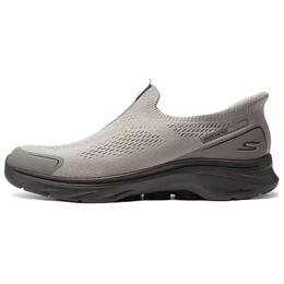 Кроссовки Skechers WOMEN"S GO WALK Lifestyle Shoes Men Low-top Taupe/black, черный 216553-tpbk | taupe/black