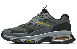Кроссовки Skechers Lifestyle Shoes Men Low-top Black/Green, черный/зеленый 237553-gnbk | black/green