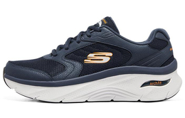 ARCH FIT D"LUX Кроссовки для мужчин с низким верхом, темно-синие/оранжевые Skechers 232501-nvor