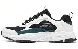 Кроссовки мужские D"Lites 1.0 Chunky с низким верхом белого/зеленого цвета Skechers 8790191-wgrn