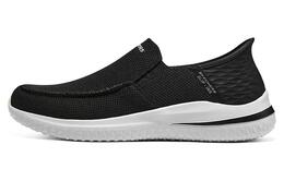 Кроссовки Delson 3.0 Lifestyle для мужчин с низким верхом, черного/белого цвета Skechers 210604-blk