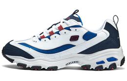 Кроссовки Skechers D"Lites 1.0 Chunky Sneakers Men Low-top White, Blue, Black, Red, синий/белый 52675-wblr | blue/white