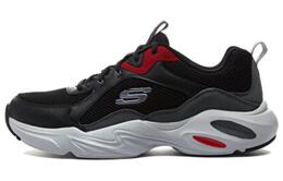 Кроссовки Stamina Airy Chunky мужские низкие черные/серые Skechers 237237-bkgy