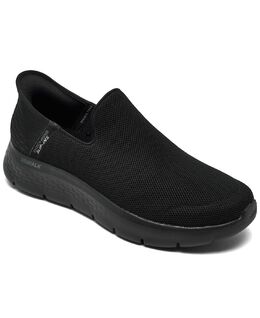 Мужские слипоны — повседневные прогулочные кроссовки GO WALK FLEX от Finish Line Skechers 15992628 | black