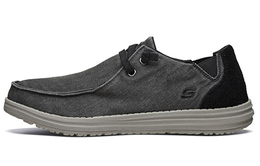 Кеды мужские низкие черные Skechers 66387-blk