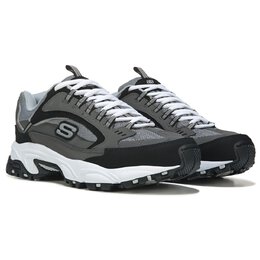Мужские кроссовки Stamina Cutback X-Wide из пены с эффектом памяти Skechers, серый 1035320/54169 | grey/black