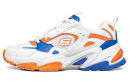 Кроссовки Stamina V2 Chunky для мужчин с низким верхом, белые/оранжевые/синие Skechers 894003-wbor
