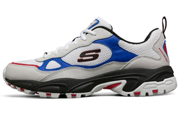 Кроссовки Stamina Chunky для мужчин с низким верхом белого, черного, синего цвета Skechers 51706-wbk