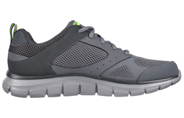 Кроссовки Track Lifestyle для мужчин с низким верхом серого/черного цвета Skechers 232398-char