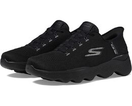 Кроссовки Skechers Hands Free Slip-Ins Go Walk Massage Fit - The Swedish, черный 9972345 | black/black