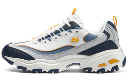 Кроссовки Skechers D"Lites 1.0 Lifestyle Shoes Men Low-top White/Gray/Yellow, белый/серый/желтый 894290-owbl | white/gray/yellow