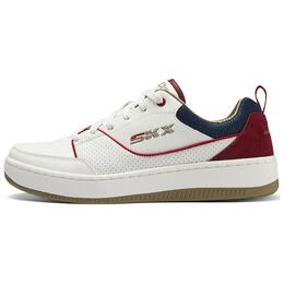 Кроссовки Skechers Skateboarding Shoes Men Low-top White/Red/Blue, красный 232850-wnvr | white/navy/red