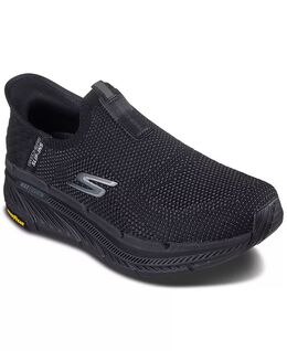 Мужские слипоны без помощи рук: Max Cushioning Premier 2.0 — прогулочные кроссовки Advantageous 2 из пены с эффектом памяти от Finish Line Skechers, черный 19450770 | black