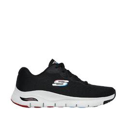 Черные мужские прогулочные кроссовки Skechers ARCH FIT-INFINITY на шнурках 07955089-fd68-4452-9c42-bb962b49d4c2_c1 | negro
