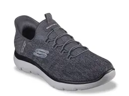 Кроссовки Slip-Ins Summits Key Space Slip-On Sneaker Skechers, серый 582238 | charcoalgrey