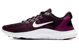 Кроссовки Flex 2018 RN женские с низким верхом, фиолетовые/черные Nike aa7408-012